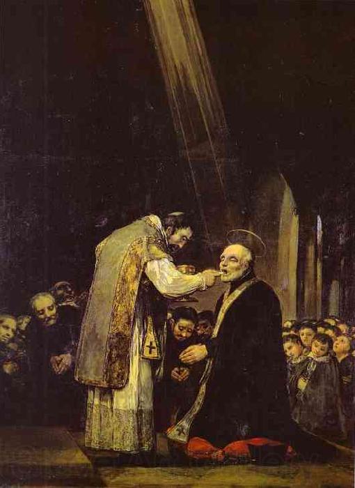 Francisco Jose de Goya Last Communion of Saint Jose de Calasanz. Spain oil painting art